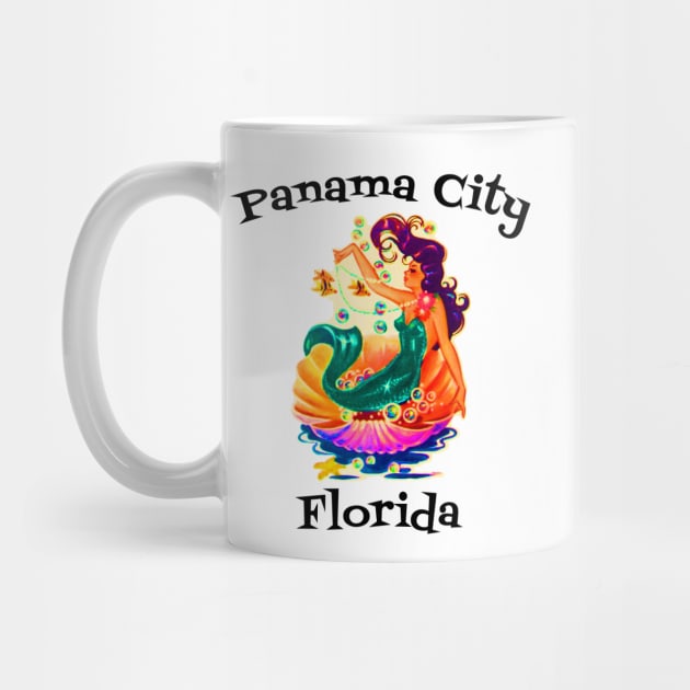 Panama City Florida Mermaid Retro by DD2019